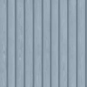 Holden Wood Slat Blue Wallpaper