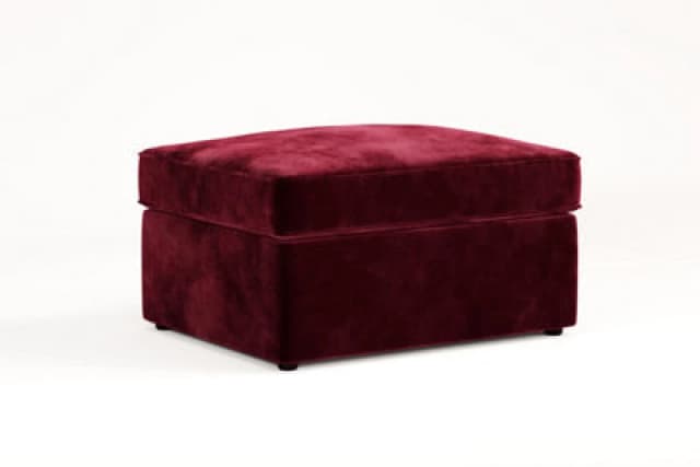 Jay-Be Footstool Bed - Luxe Velvet Shiraz