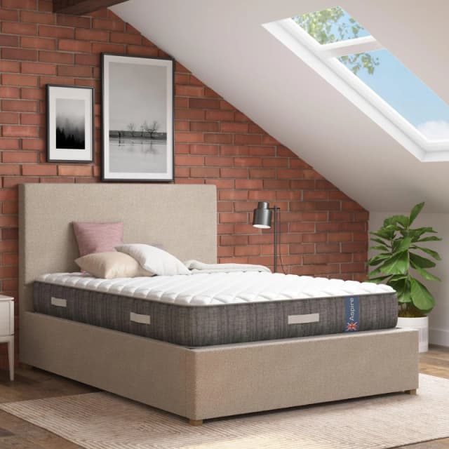 Aspire Aspire Medium Comfort Pocket+ Memory Hybrid Mattress in White Size: Small Single White Small Single Unisex 5057632299956