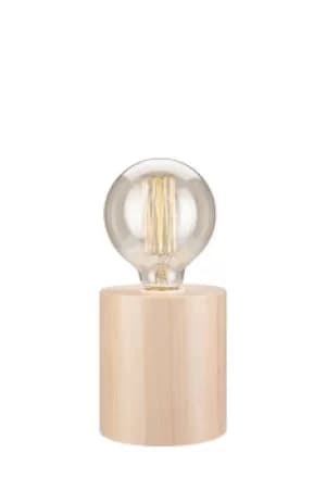 Cylindrical Table Lamp Natural, 1x E27
