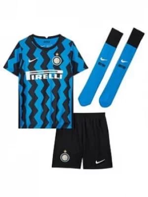 Nike Inter Milan 20/21 Home Little Kids Kit, Blue, Size L (6-7 Years)