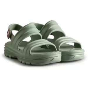 Hunter Womens Bloom Algae Foam Sandals Sweet Gale Green 4