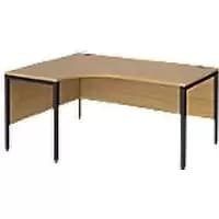 Dams International Left Hand Ergonomic Desk MB16ELKO 1,600 x 1,200 x 725 mm