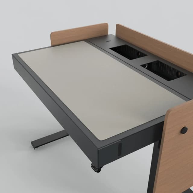 Heckler Design H922-4175 desk pad Linoleum Pebble