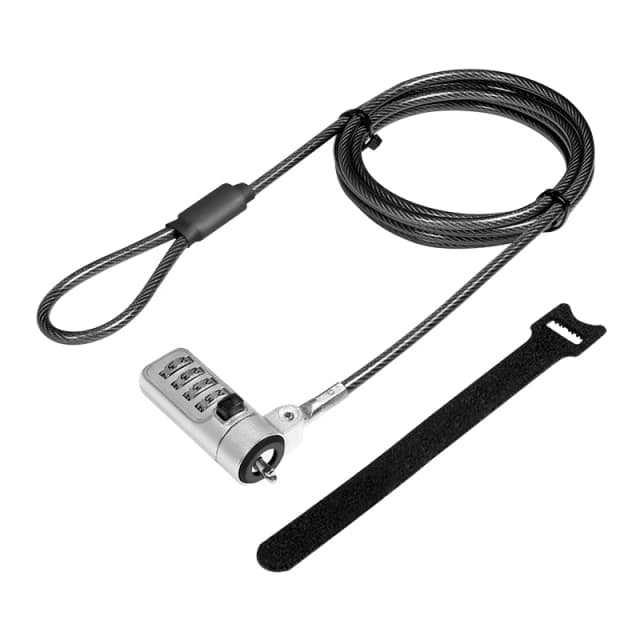 LogiLink NBS010 cable lock Black. Silver