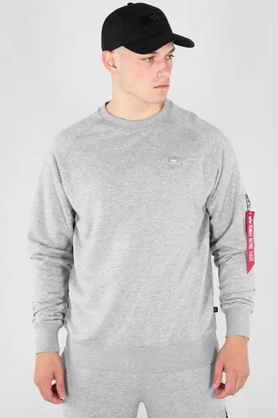 Alpha Industries X-Fit Sweatshirt, grey, Size 2XL