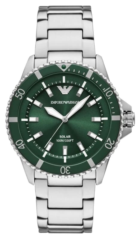 Emporio Armani AR11698 World Explorer Solar (42mm) Green Watch