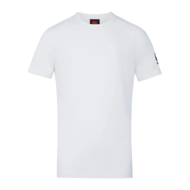 Canterbury Club Plain T-Shirt in White Size: 4 Years White Unisex 4 Years