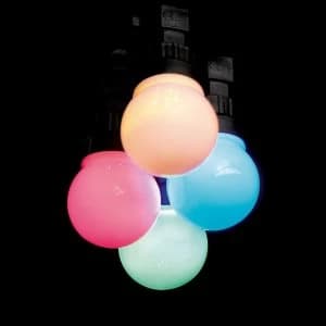 Robert Dyas 50 Battery Operated Multi-Coloured Multi-Action LED Lights with Timer - 2.3m