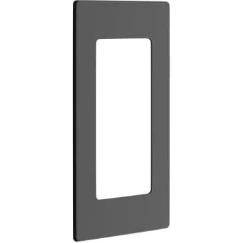 Proofvision Black Metal Face Plate for PV11 In-Wall Twin Electric Toothbrush Charger and PV12 Shaver Combo - PV11-B-FR - Black