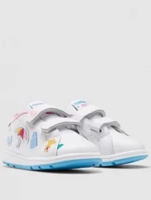 Reebok X Peppa Pig Infant Rbk Royal Complete, White/Blue, Size 8