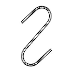 Hahn Chrome S Hooks - Pack of 6