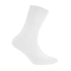 Silky Childrens Boys/Girls Dance Socks In Classic Colours (1 Pair) (6-8.5 UK) (White)