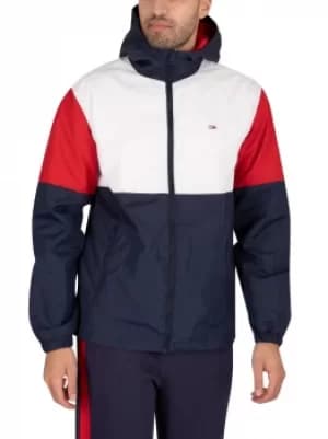 Nylon Colourblock Windbreaker Jacket