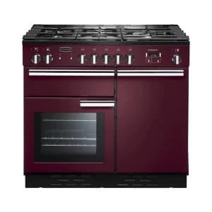 Rangemaster 97620 PDL90DFFCYC Professional DELUXE 90cm Dual Fuel Range Cooker Cranb