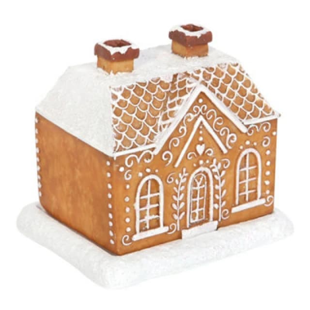 Something Different Something Different Gingerbread House Incense Cone Holder in Dark Brown Dark Brown One Size Unisex 5063574196192