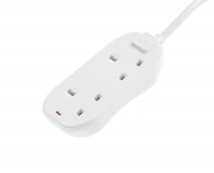 Masterplug 2 Socket 10 Metre Extension Lead