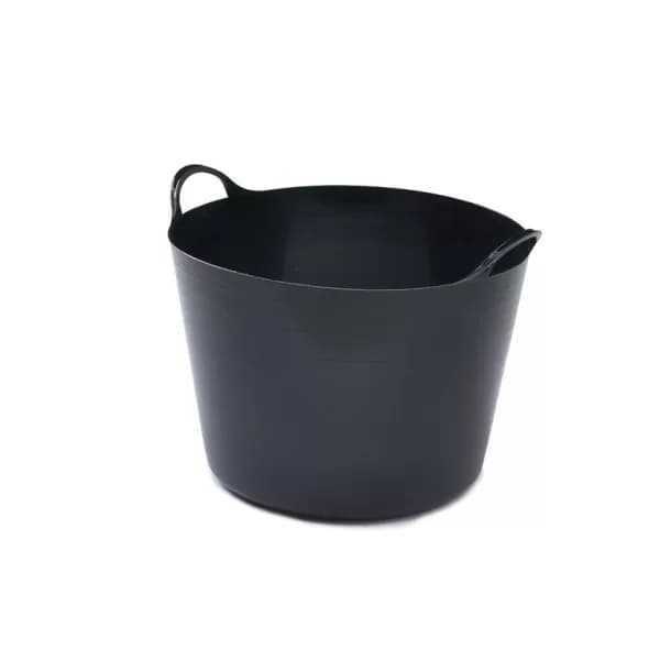 Whitefurze Flexible Tub, 39L, Black