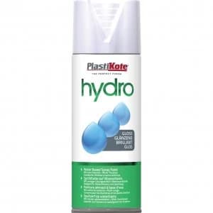 Plasti-Kote Hydro Spray Paint White 350ml