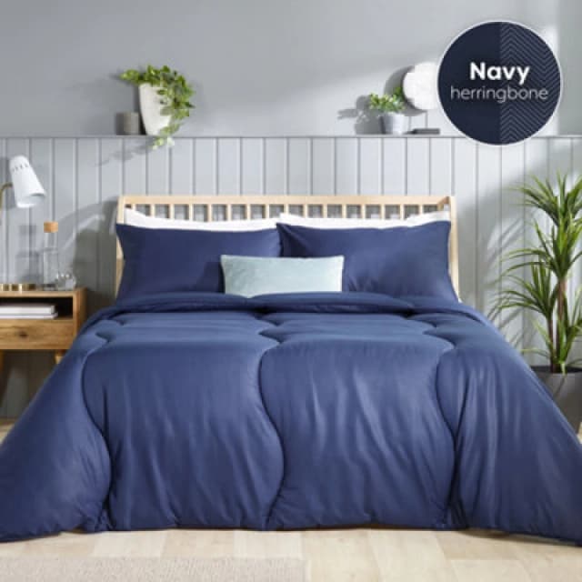 Slumberdown Coverless Comfort 10.5 Tog Duvet Duvets Single Blue 83828502010
