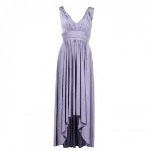 Biba Dip Hem Maxi Dress Womens - Silver Grey