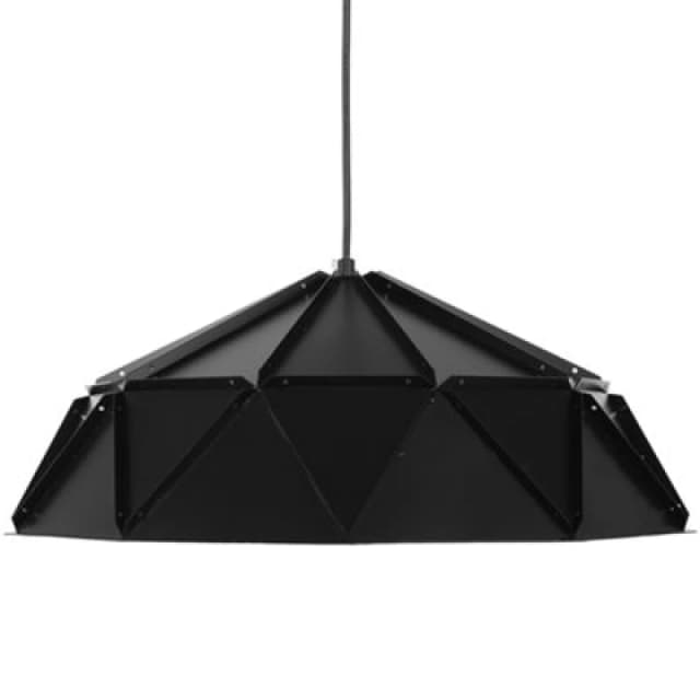 Beliani Pendant Lamp Senia Metal Black