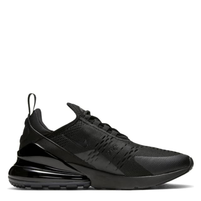 Nike Air Max 270 Trainers Mens Triple Black male 8.5 (43)