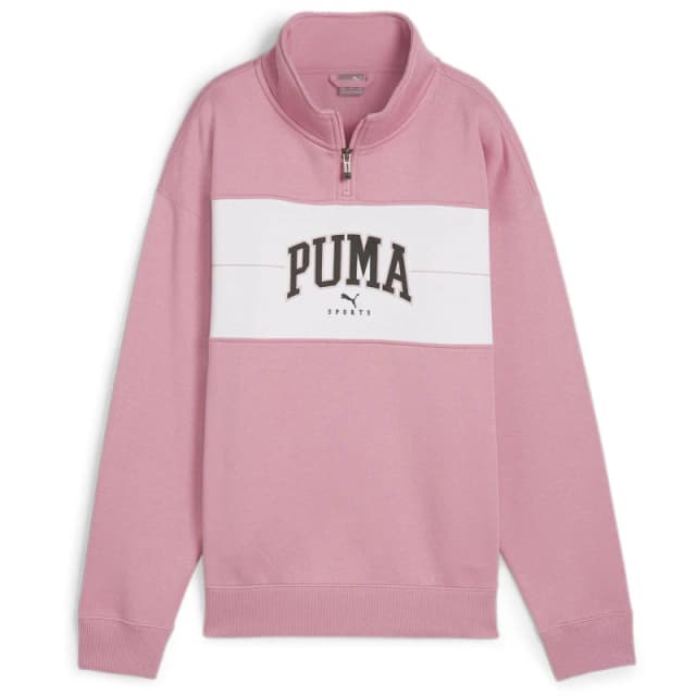 Puma Squad Half-Zip Fl Fleece Womens - Pink Pink 8