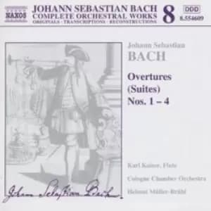 JS Bach Overtures Suites Nos 1-4 by Johann Sebastian Bach CD Album
