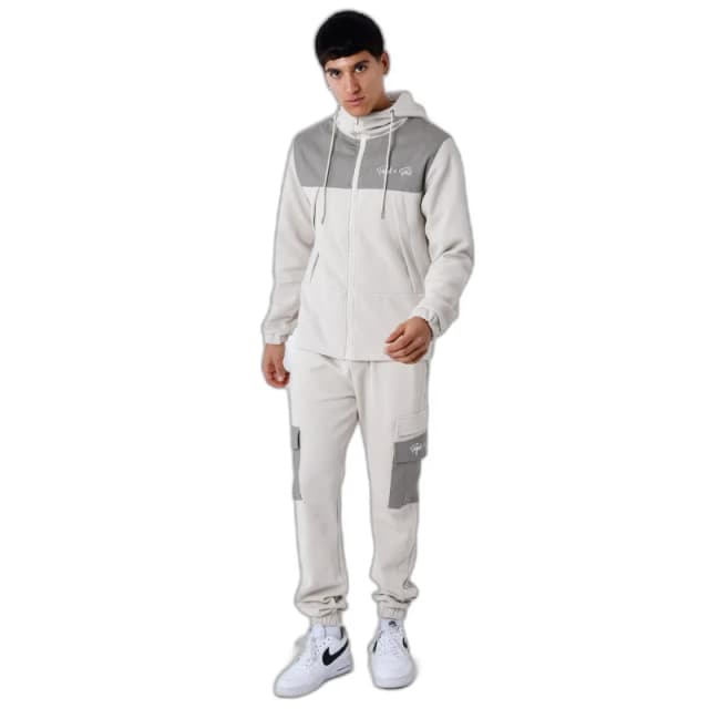 Project X Paris Sweatshirt hooded zip-up bimaterial Project X Paris Nid D'Abeille Gris Male S 2333110_GG