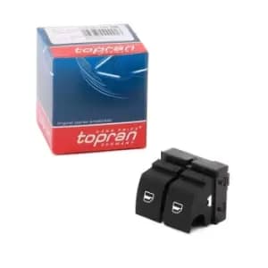 TOPRAN Switch, window winder 116 041 SKODA,Octavia II Combi (1Z5),Fabia II Schragheck (542),Fabia II Combi (545),YETI (5L),ROOMSTER (5J)