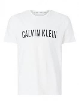 Calvin Klein Logo Lounge T-Shirt - White Size M Men