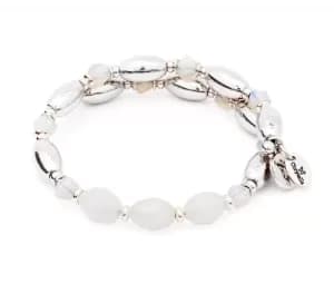 Chrysalis Gaia Fire Whtie Wrap Bangle JEWEL CRBW0003SPWHIT