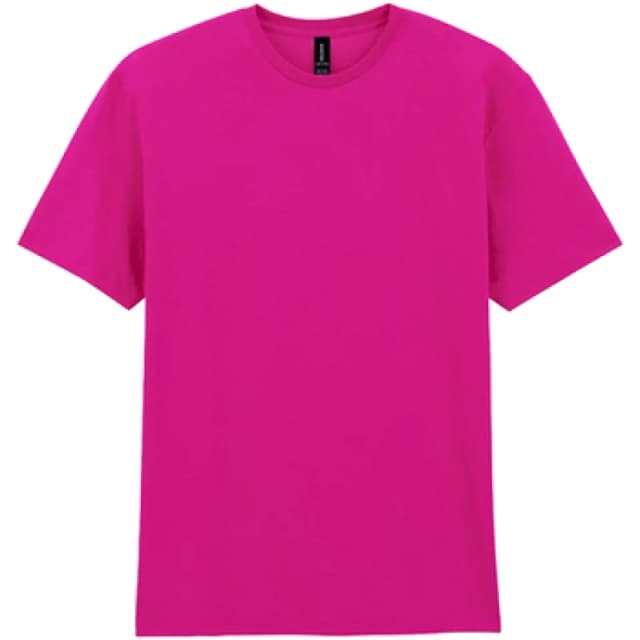 Gildan Mens Cotton Lightweight T-Shirt in Pink Size: Large Pink Male L