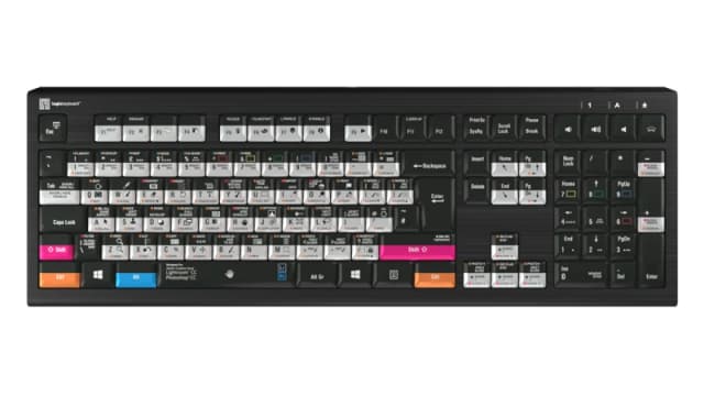 Logickeyboard LKB-PSLR-A2PC-UK keyboard Gaming USB QWERTY English Blac