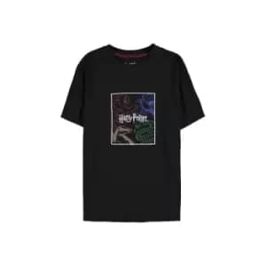 Harry Potter Ladies T-Shirt Houses Size L