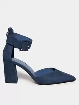 Long Tall Sally Pointed Court Heel - Navy, Size 8, Women