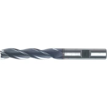 3.00MM HSS-Co 8% 3 Flute Weldon Shank Long Series Slot Drills - TiCN C - Swisstech