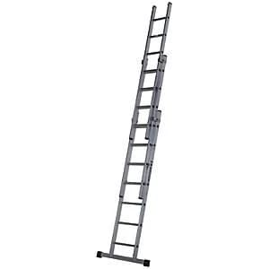 Werner Professional 4.83m 3 Section Aluminium Extension Ladder