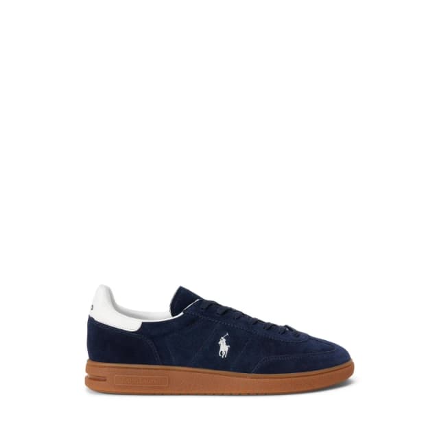 Polo Ralph Lauren Mens Varick Low-Top Trainers Navy/Wht/Slvr male 7 (41)