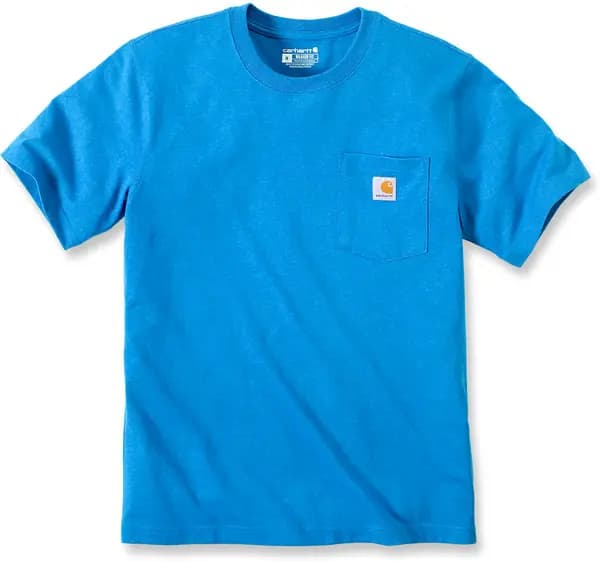 Carhartt Relaxed Fit Heavyweight K87 Pocket T-Shirt, blue, Size 2XL