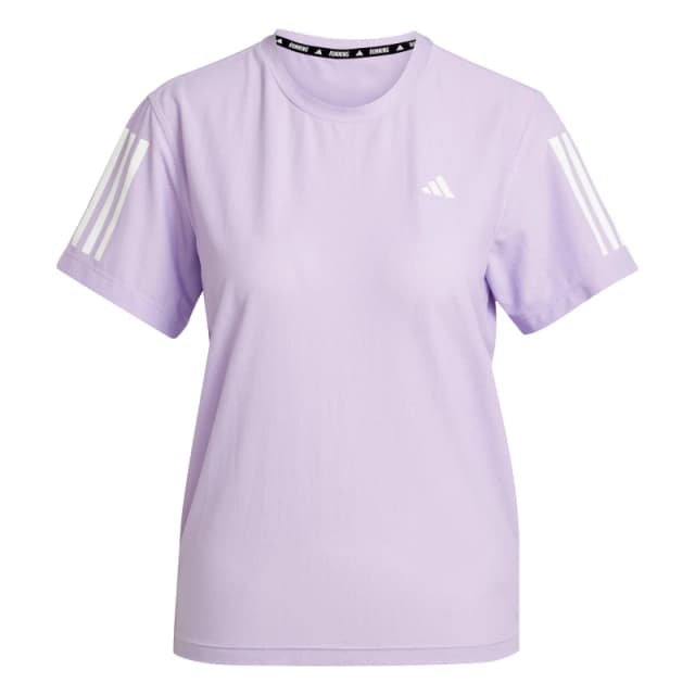 adidas Own The Run T-Shirt Womens Powder Plum female 8 (XS)