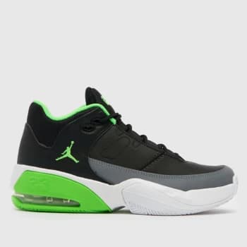 Nike Jordan Black & Green Max Aura 3 Boys Youth Trainers