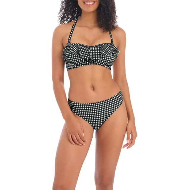 Freya Womens underwired swimsuit top Freya Check In Noir Female 95F