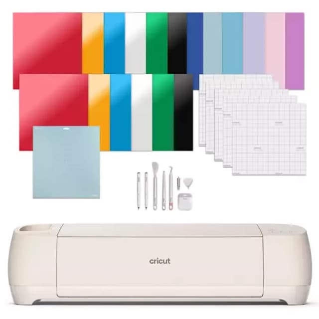 Cricut Explore 4 Essentials Bundle Smart Cutting Machine - Seashell