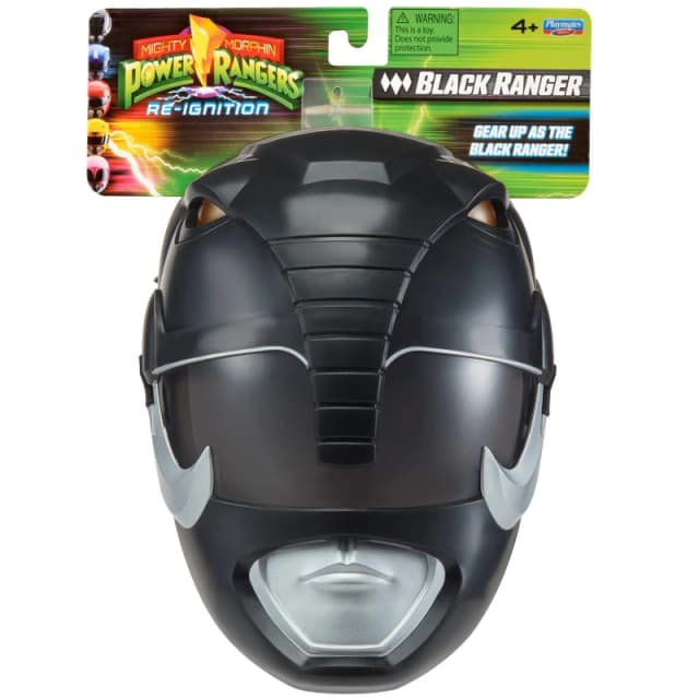Power Rangers Mighty Morphin Black Ranger Role Play Mask