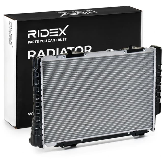 RIDEX 470R0106 Engine radiator Aluminium, Brazed cooling fins, Aluminium Aluminium Radiator,engine cooling (470)