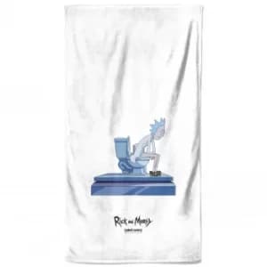 Rick and Morty King Of Shit Toilet Bath Towel