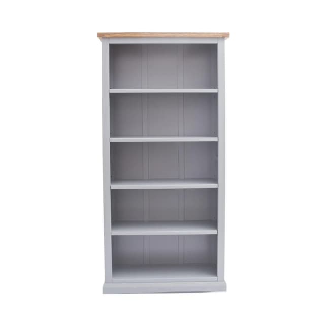 Cabinet Bits Bookcase with plinth 180x90x30cm in Grey Size: 180 x 90 x 30cm Grey Unisex 180 x 90 x 30 cm