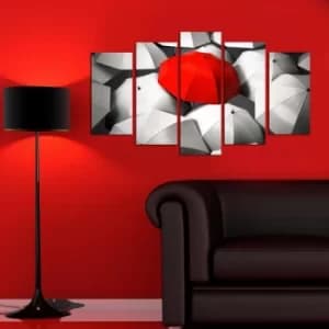 5PMDF-42 Multicolor Decorative MDF Painting (5 Pieces)